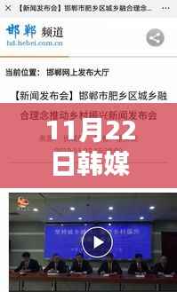11月22日韩媒最新报道中国,韩媒聚焦,中国11月22日新动向深度解析